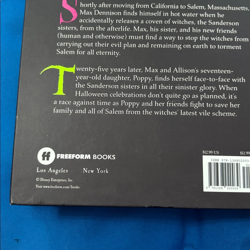 Disney Hocus Pocus & The All New Sequel Hard Cover New York TimesBestSellerNWOTS - Picture 10 of 12